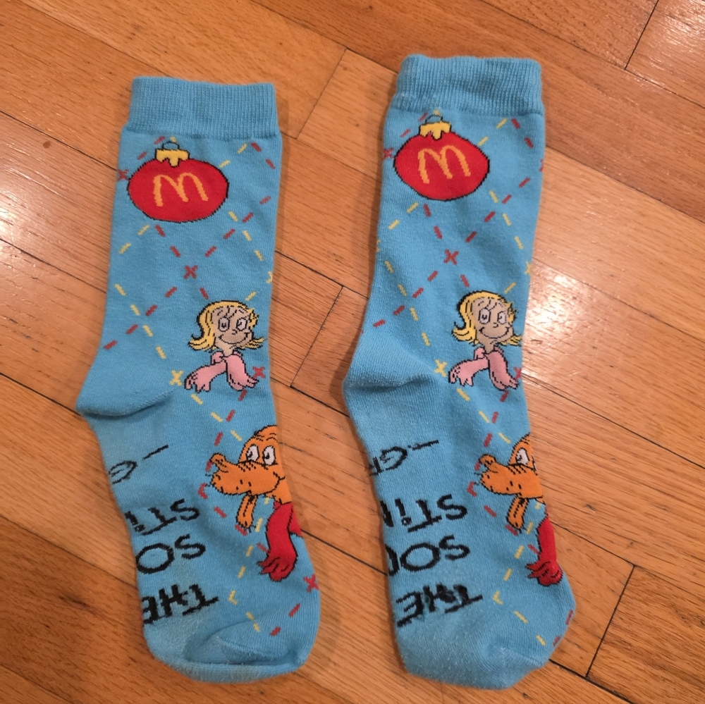 Grinch X Mcdonald's Socks